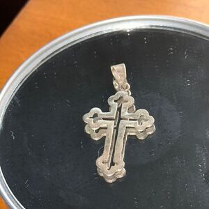 Vintage 925 Silver Cross pendant